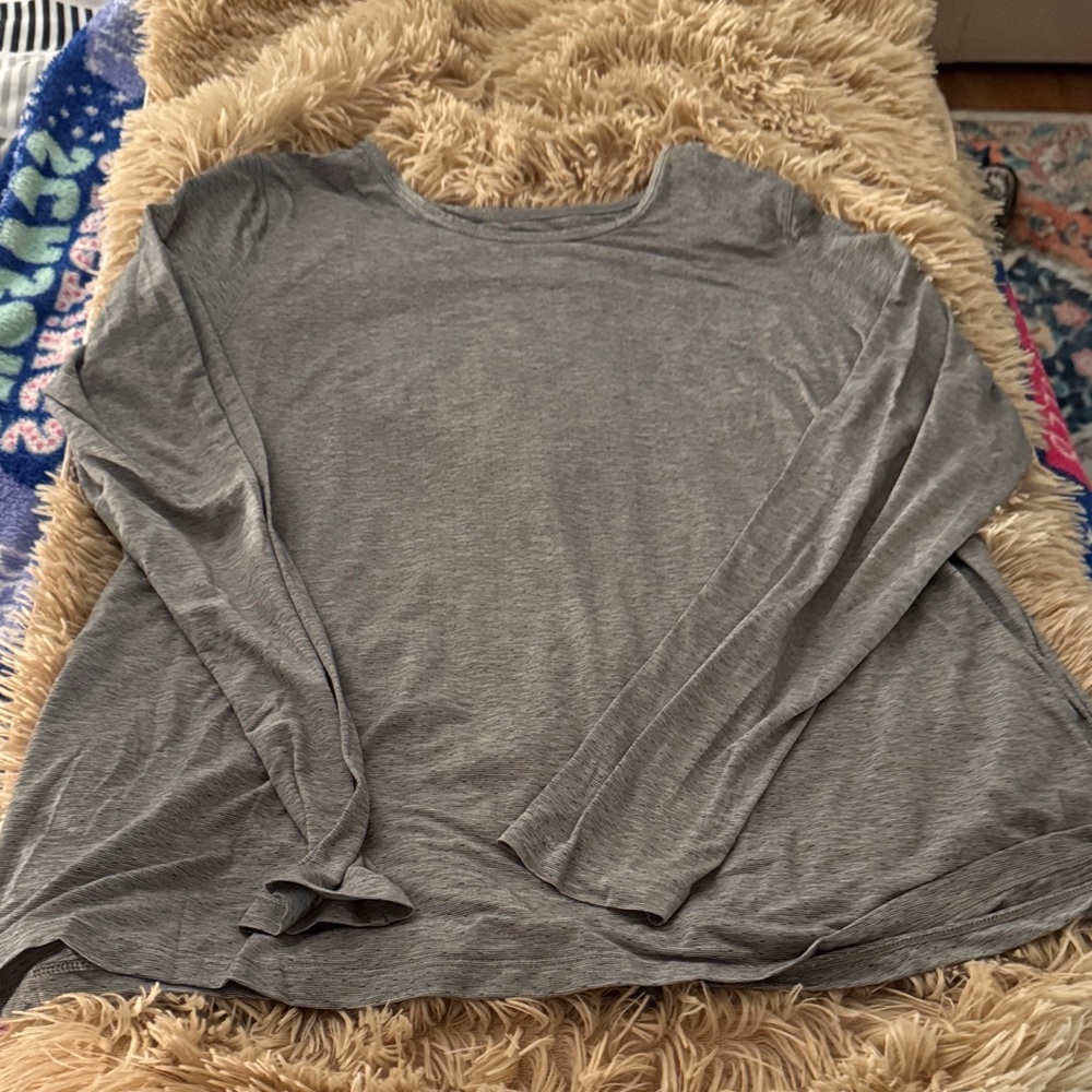 All in Motion Charcoal Long Sleeve Women's Top
